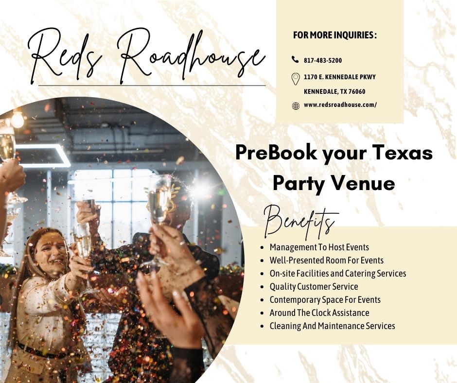 7 Benefits Of Pre-Booking Texas Party Venue
